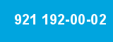 921 192-00-02